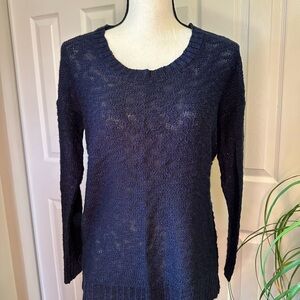 Charlotte Russe Midnight Blue Crew Neck Sweater